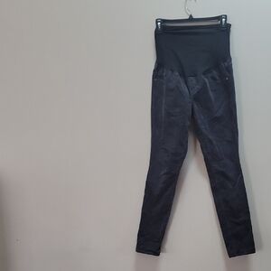 Old Navy Black Maternity Full-Panel Leggings - Rockstar